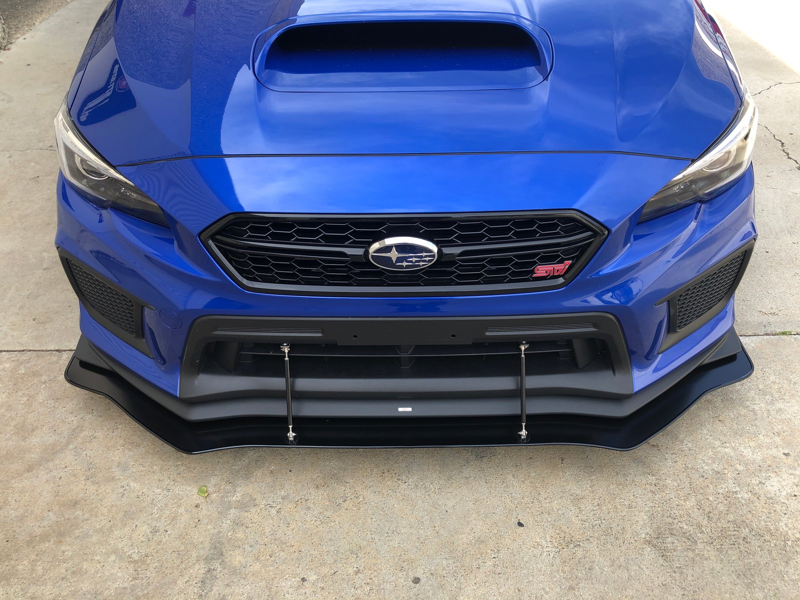 2015 wrx front splitter