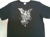 Image of Spirits of the Dead - Lady Light - Black Shirt - Silver Print