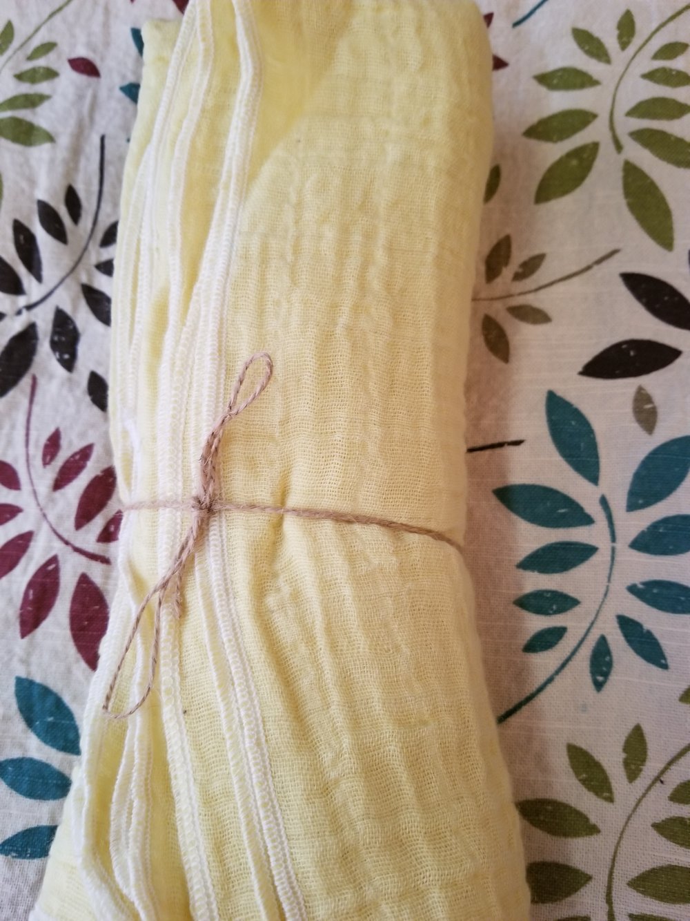 Image of Yellow Solid Swaddle