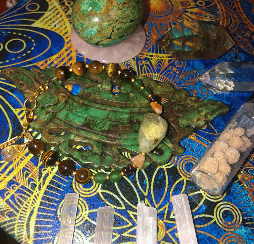 Image of Abundance + Happiness Gemstone Talisman Bracelet 