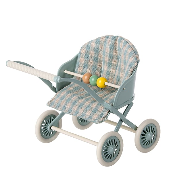 Image of Maileg - Stroller Baby Mint