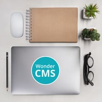 Image 4 of WonderCMS Logo Sticker