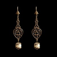 Image 1 of AMÉLIE PEARL DROP EARRINGS 