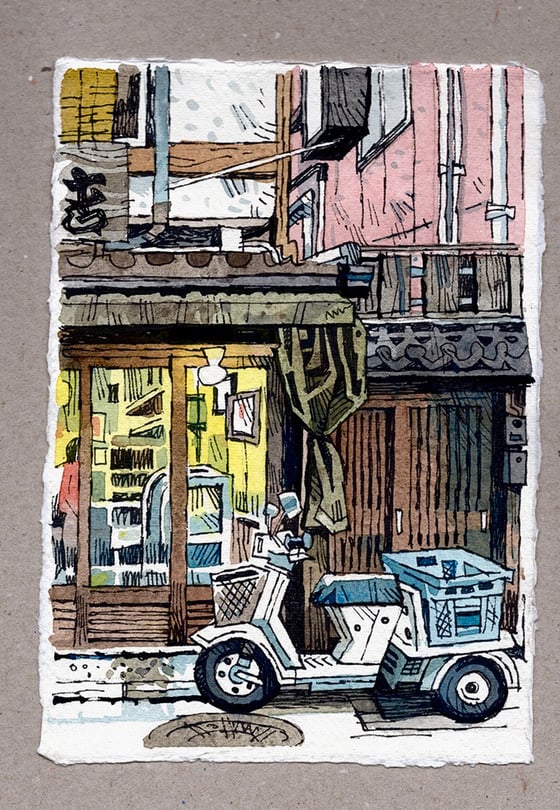 Image of Original drawing on khadi paper 