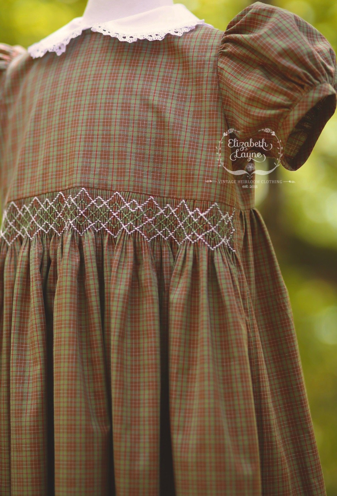 Image of Fall Tilly Smocked Tartan Collection