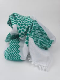 Image 1 of Freedom Green Keffiyeh (Made in Jordan)