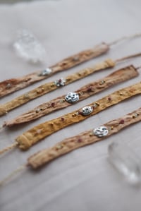 Image 4 of the earth, the moon, the stars - fabric bracelet 