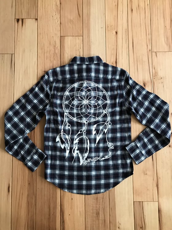 Image of Dream flannel “navy”