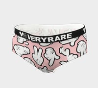 Image 1 of Very Rare "VR" Hands Cheeky Panties - Pink