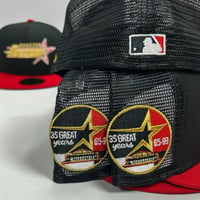 Image 2 of New Era 59Fifty “Gold Rush” Trucker 