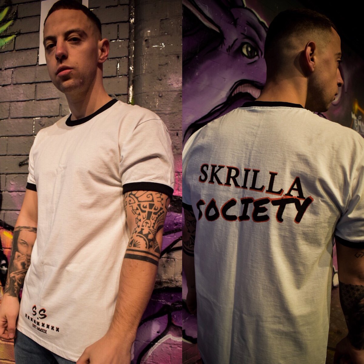 Image of White Fitted Ringer T-Shirt