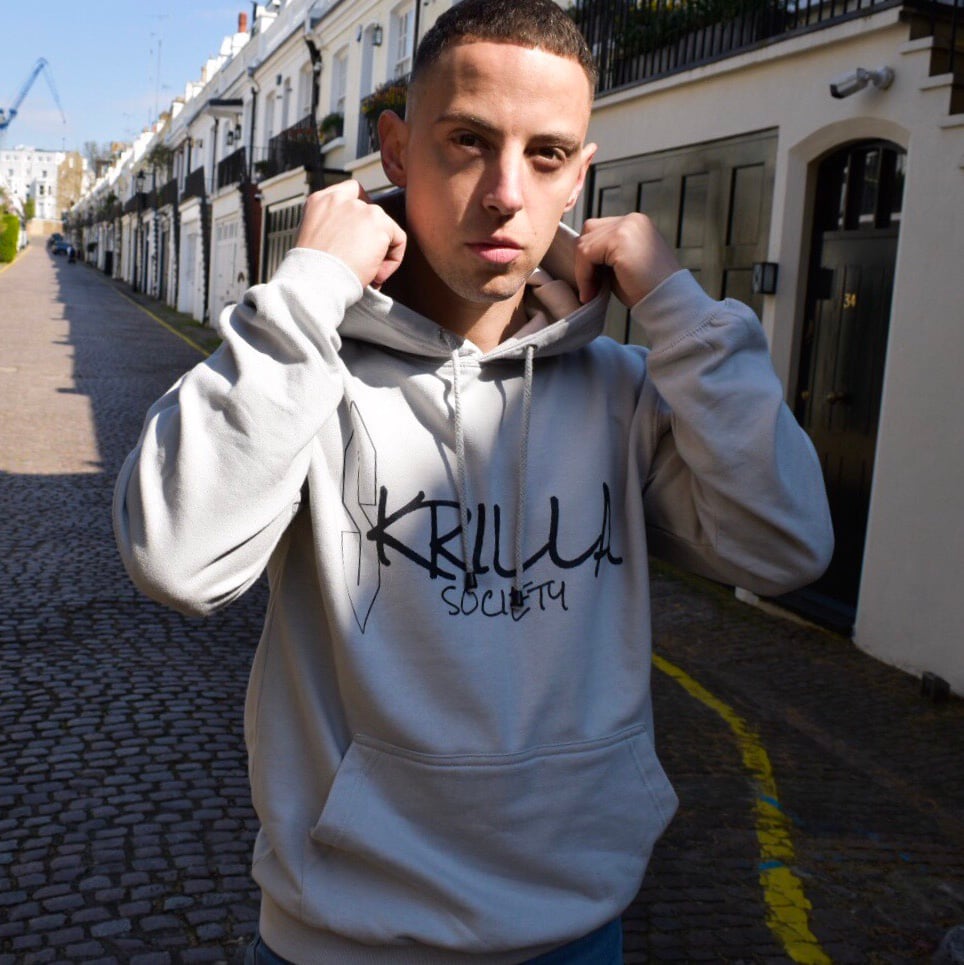 Moondust Grey 'Core' Hoodie Skrilla Society - Main Image