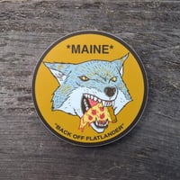 Image 1 of Pizza Wolf Sticker