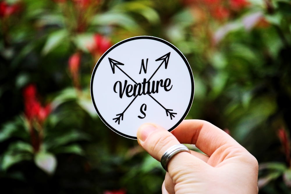 Vinyl Sticker Decal - Ticked Off/North South Venture Logo