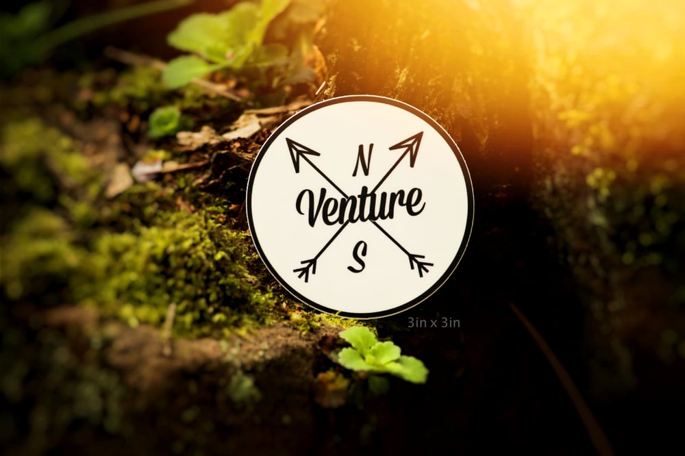 Vinyl Sticker Decal - Ticked Off/North South Venture Logo