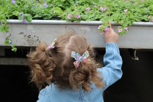Image of Vintage Wildflower Pigtail Set (Ready to Ship)