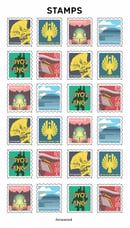 Image of Postage Sticker Sheet