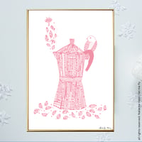 Image 1 of *Pink Moka Coffee Pot*_A4