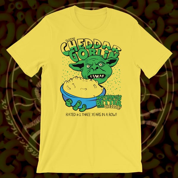 Image of Cheddar Goblin T-shirt YELLOW