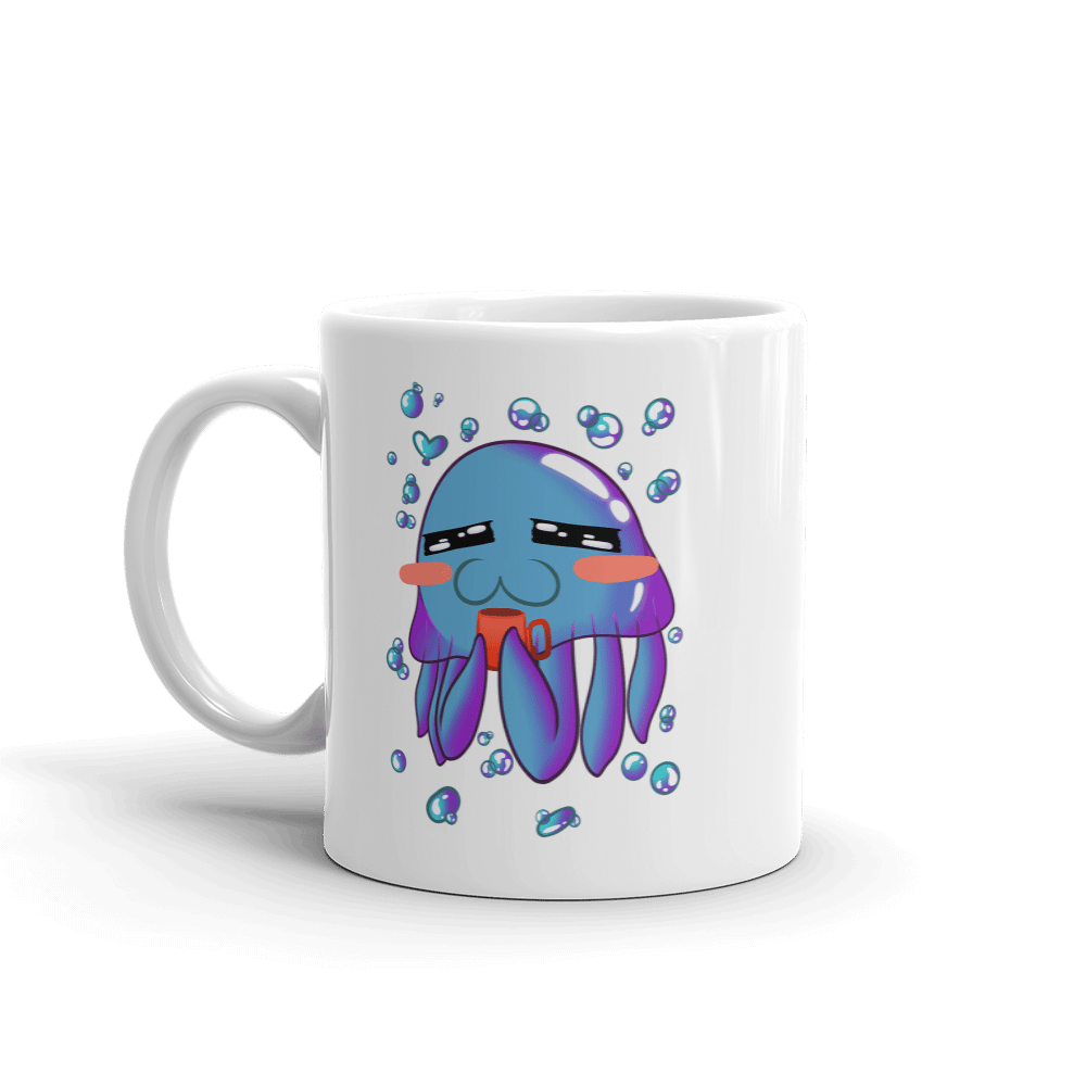 Image of White Glossy Mug 11oz - Coffee Jelly