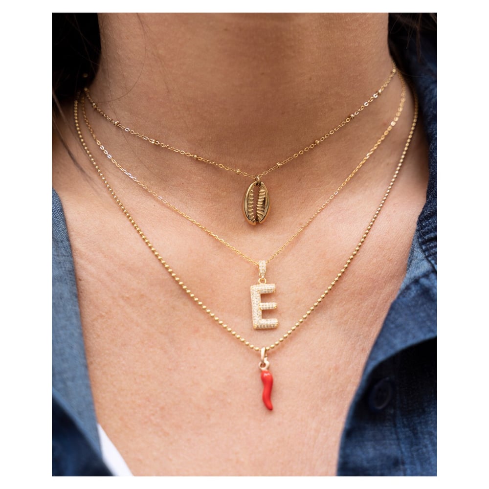 Image of Initial necklace 3