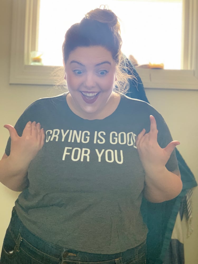 Image of Crying Is Good For You Crop Top