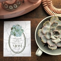 Image 1 of Mother's Day Succulent Card