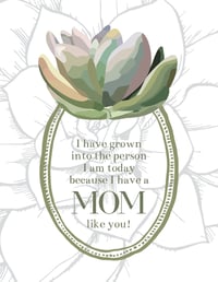 Image 3 of Mother's Day Succulent Card