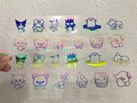 Sanrio outlines sheet