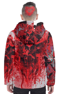 Image 2 of so evil bloody puffy jacket (custom made)
