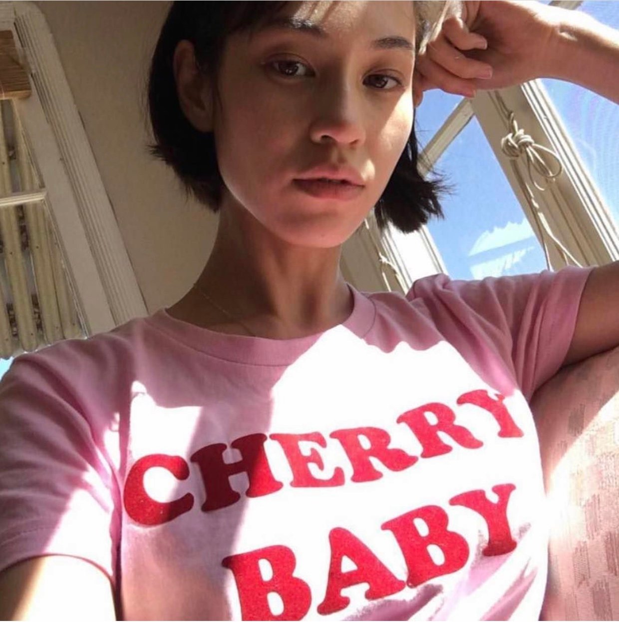 cherry baby t shirt