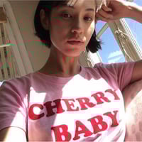 Image 1 of  💖💘RESTOCK CHERRY BABY TEE - BABY PINK 💖💘PRE ORDER 