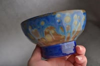 Image 5 of Shaving Bowl Made To Order Starry Night Dottie  Shaving Bowl by Symmetrical Pottery