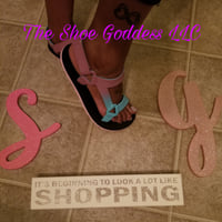 Image 2 of "Lyrica" Lilac/Mint sandals 