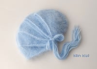 Angora Bonnet - baby blue
