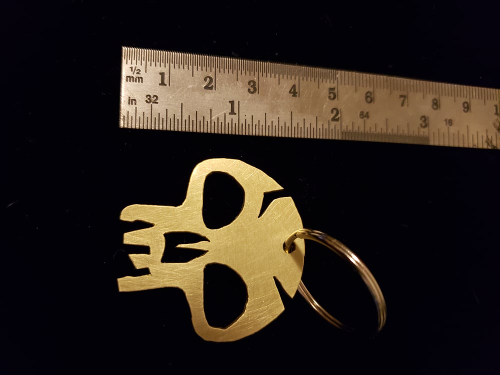 Image of Heavy Brass Keychain