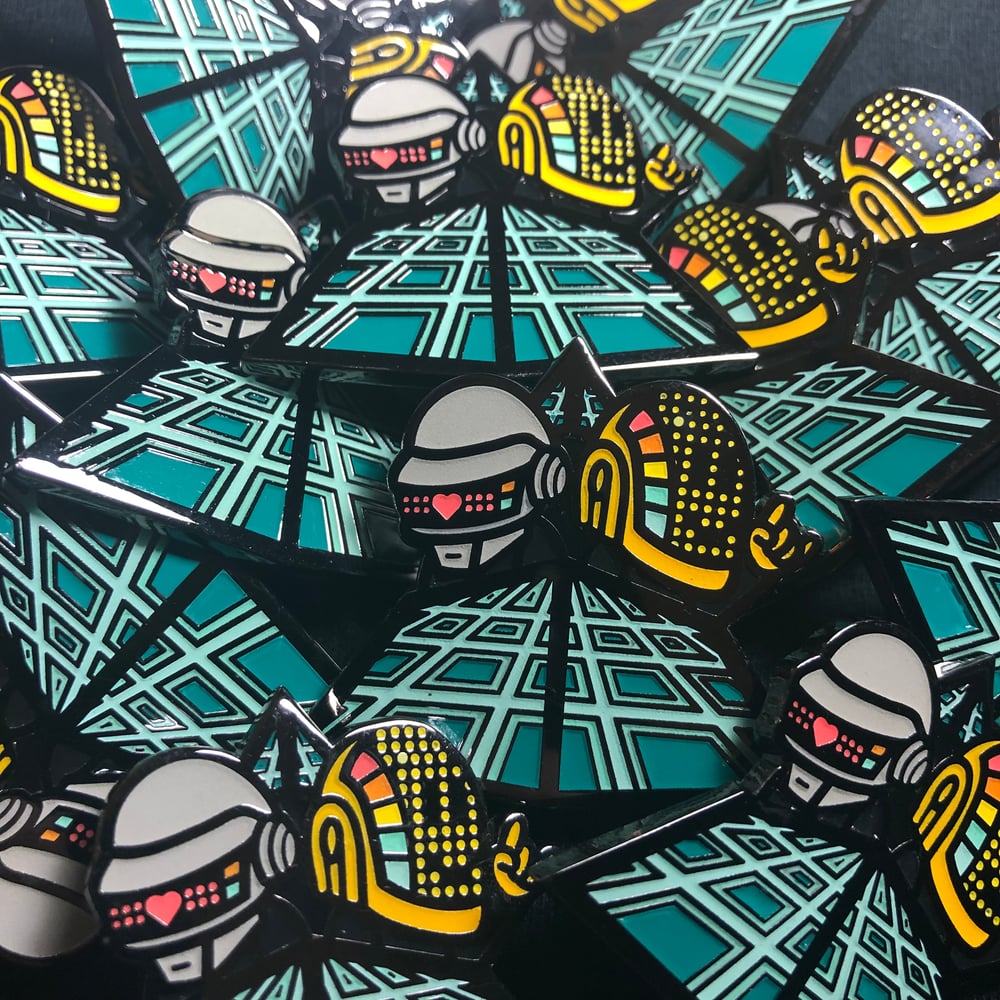 Image of Alive Chibi Punk (Glow, Hard Enamel Pin)