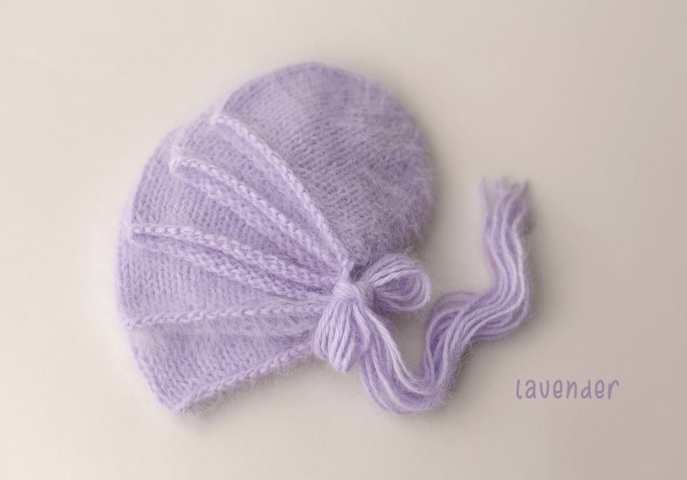 Image of Angora Bonnet - lavender