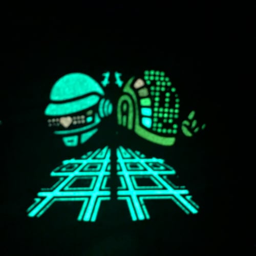 Image of Alive Chibi Punk (Glow, Hard Enamel Pin)