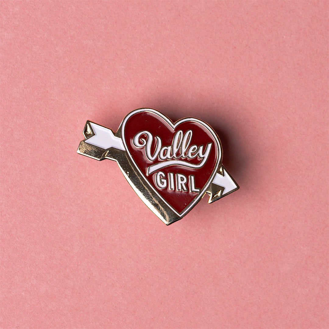 Image of Valley Girl Heart Pin (Seconds)
