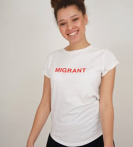 Image of MIGRANT Shirt weiss