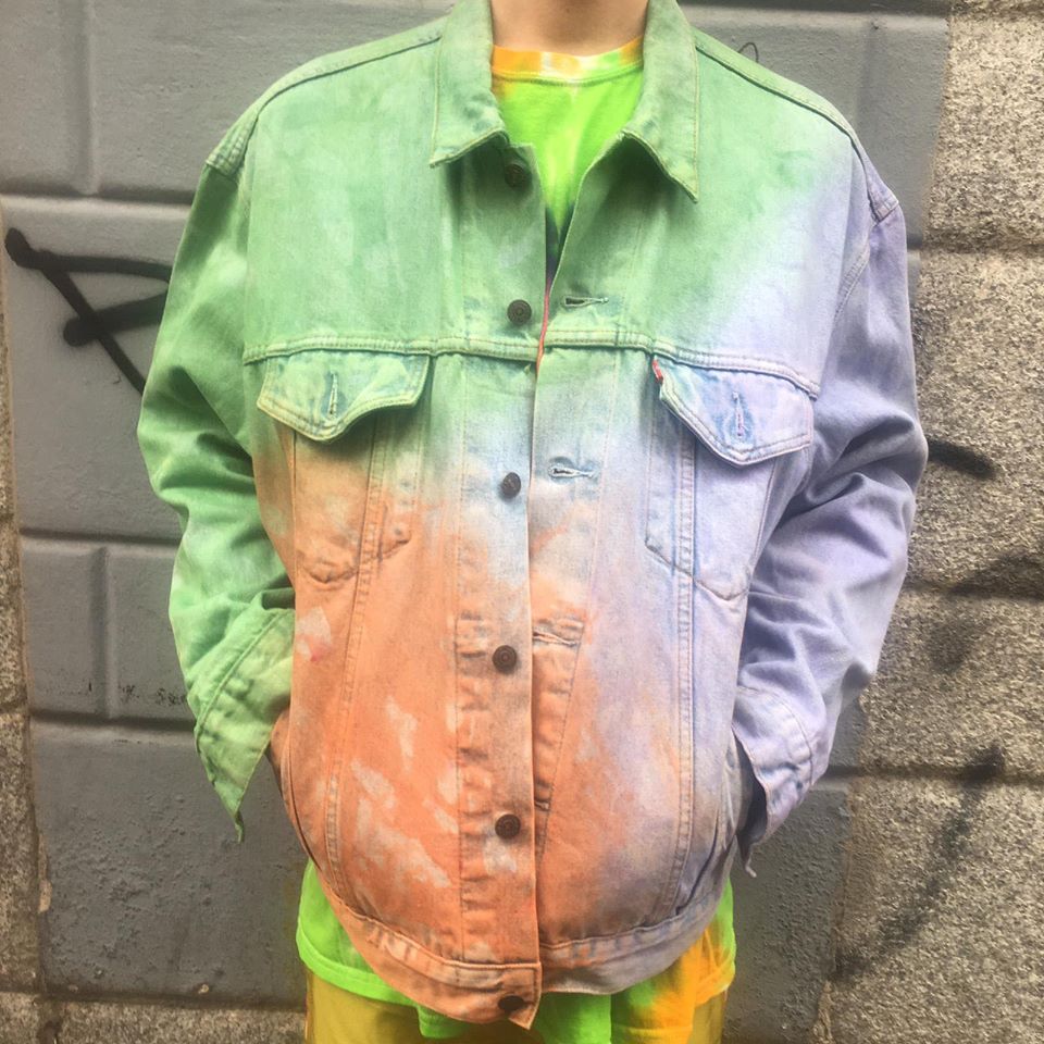 Image of TIE DYE DENIM JACKET #2 