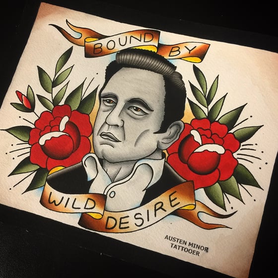 Image of Johnny Cash (high quality print)