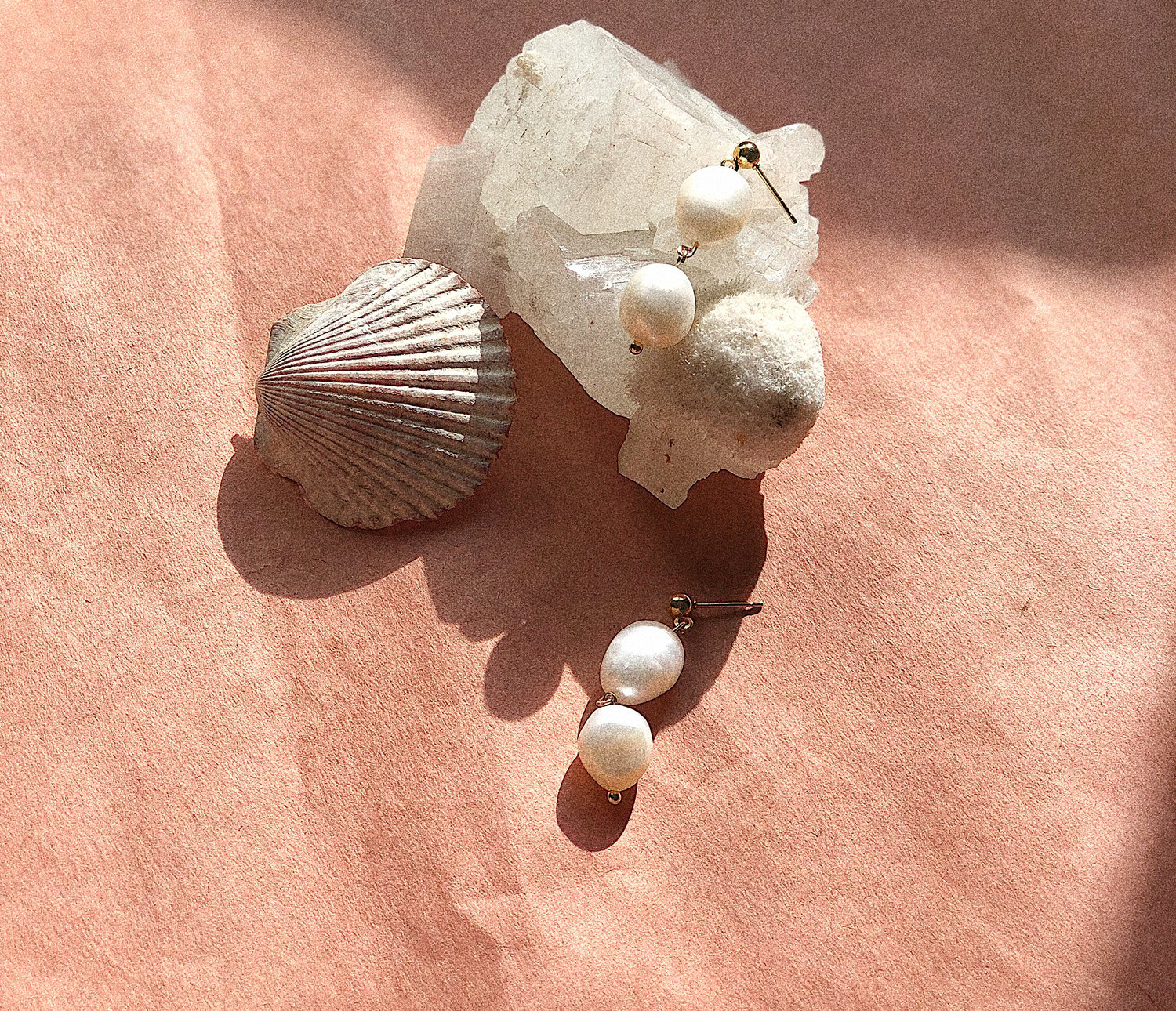 Image of Noor Sea Pearl Earrings 