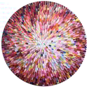 Image of Orbis bloom - 90x90cm - COMMISSION