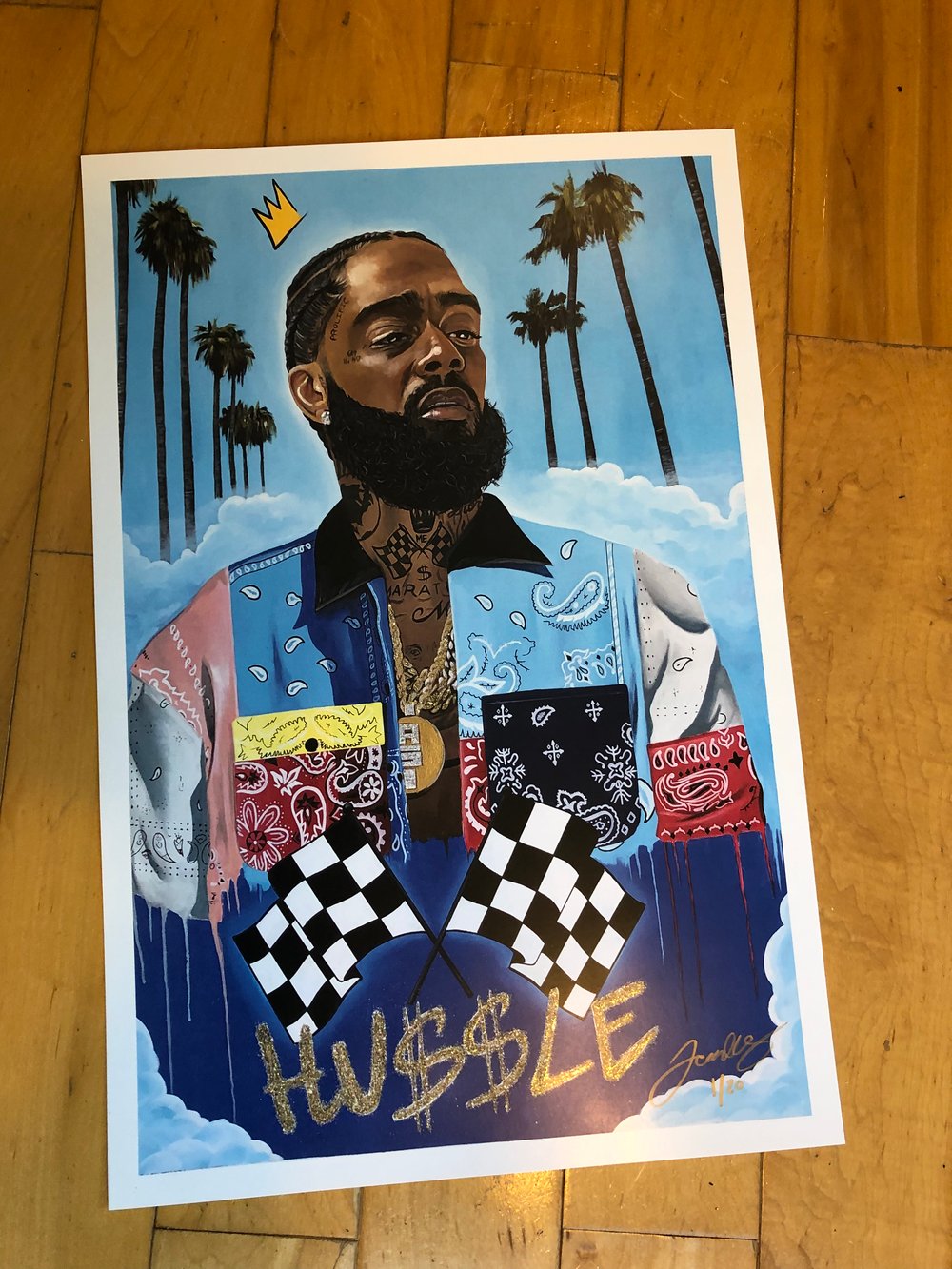 Nipsey hussle print (Paper) 