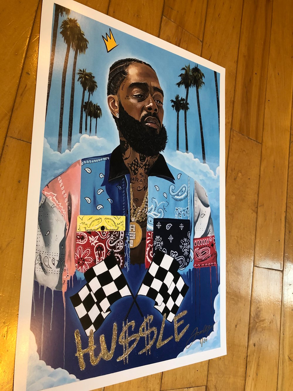 Nipsey hussle print (Paper) 