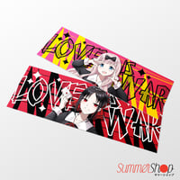 Image 1 of KAGUYA SAMA WA KOKURASETAI "LOVE IS WAR" KAGUYA & CHIKA SLAP STICKER & DIECUTS