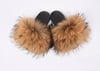 Raccoon fur slides