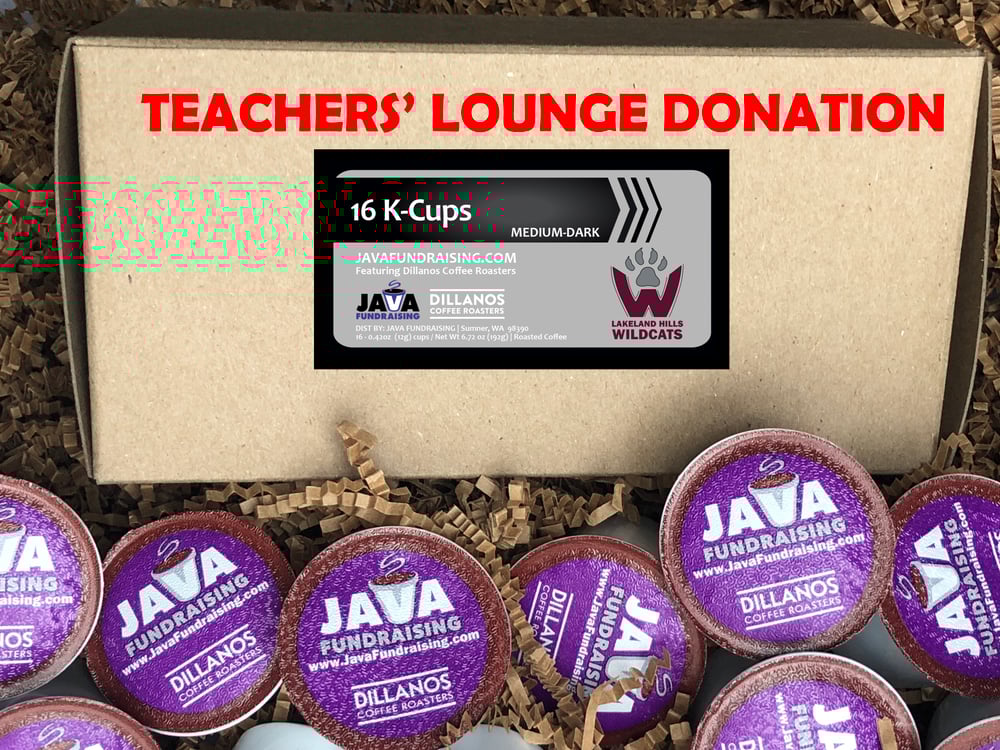 KCups TEACHERS LOUNGE DONATION lakelandhills
